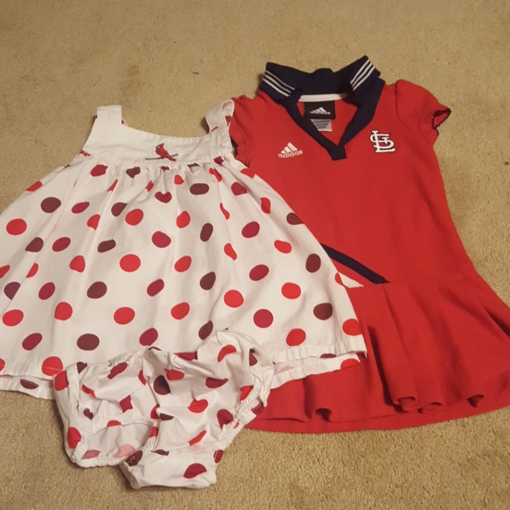 18-24 month STL Cardinal dresses